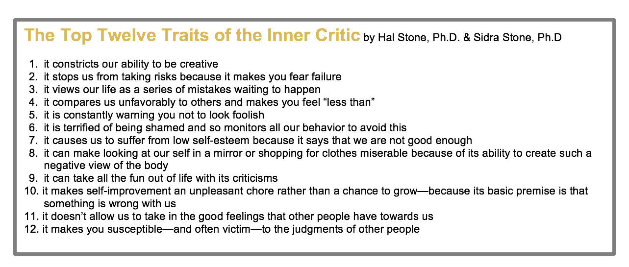 10 Inner Critic Examples - Catalyst of Awesomeness